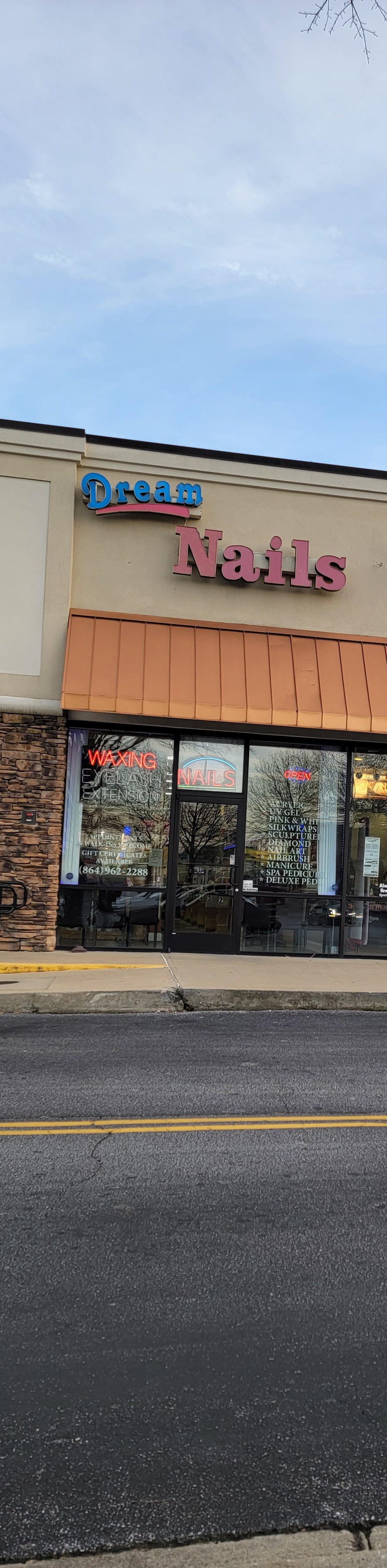 Dream Nails nail work in Simpsonville, South Carolina
